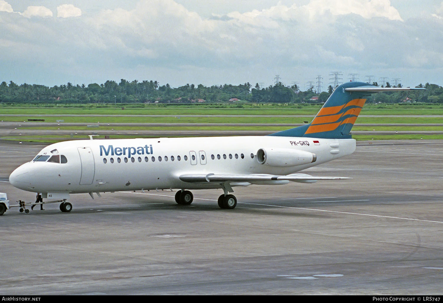 Aircraft Photo of PK-GKQ | Fokker F28-4000 Fellowship | Merpati Nusantara Airlines | AirHistory.net #246347