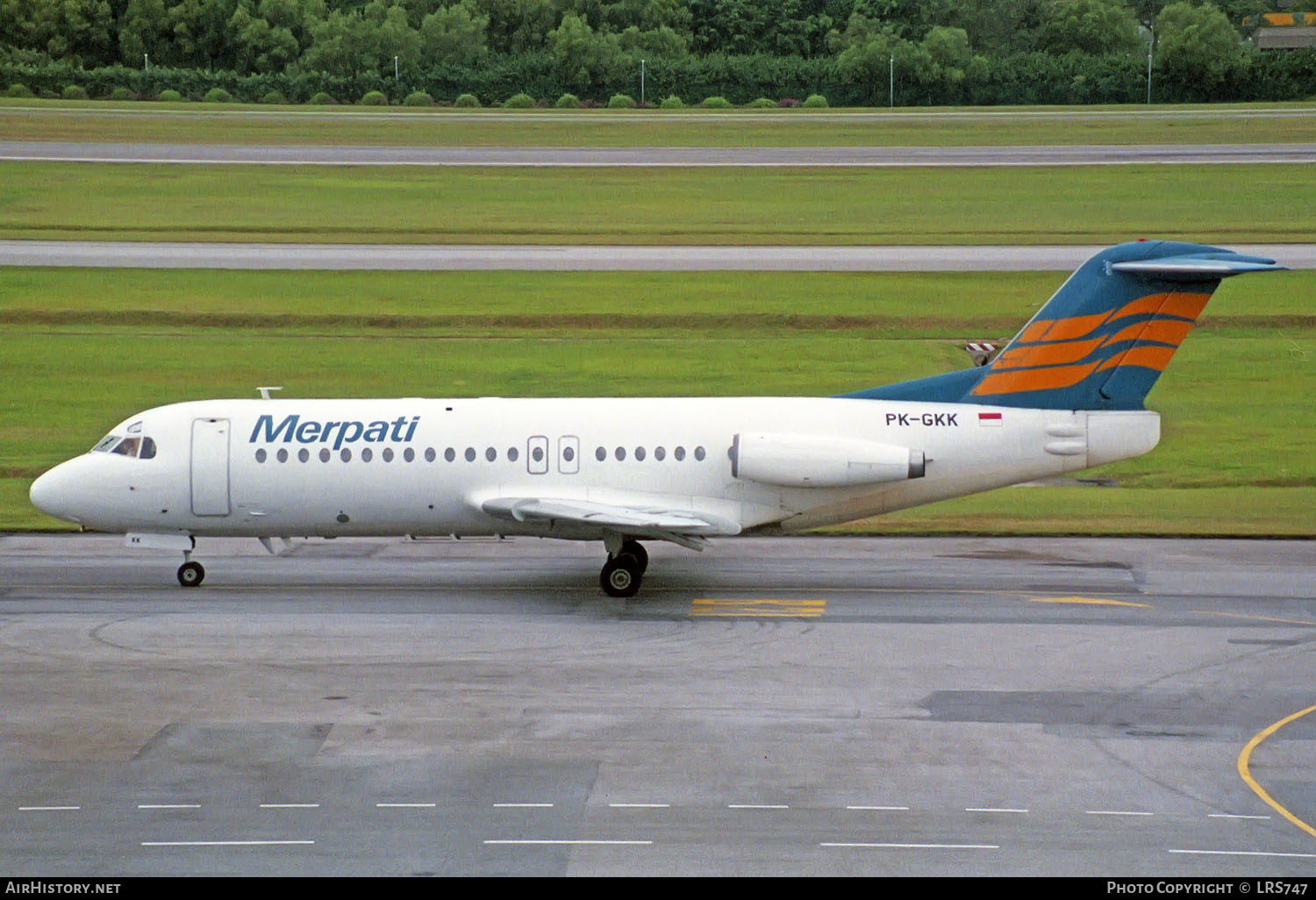 Aircraft Photo of PK-GKK | Fokker F28-4000 Fellowship | Merpati Nusantara Airlines | AirHistory.net #246349