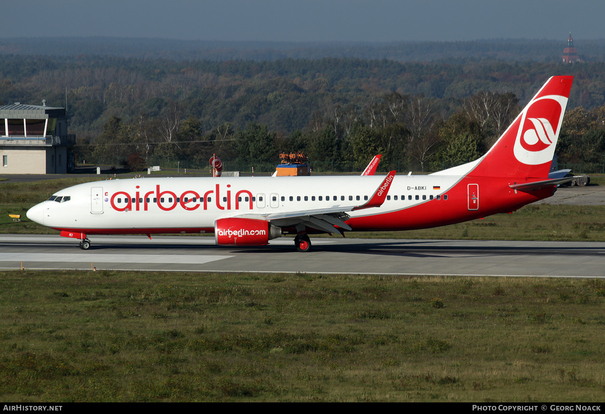 Aircraft Photo of D-ABKI | Boeing 737-86J | Air Berlin | AirHistory.net #246373