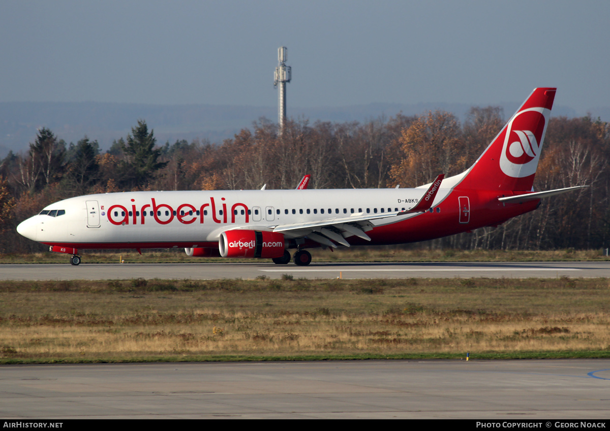 Aircraft Photo of D-ABKS | Boeing 737-86J | Air Berlin | AirHistory.net #246382