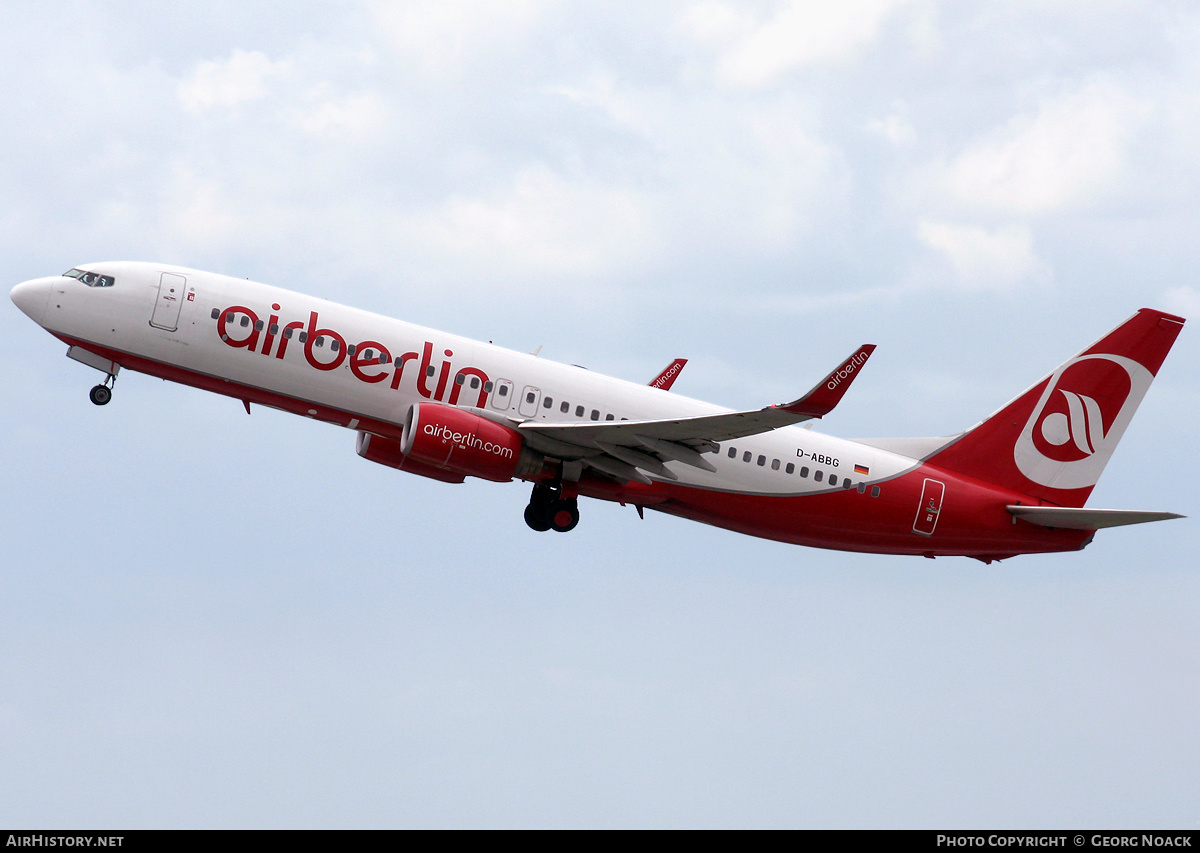 Aircraft Photo of D-ABBG | Boeing 737-86J | Air Berlin | AirHistory.net #246387