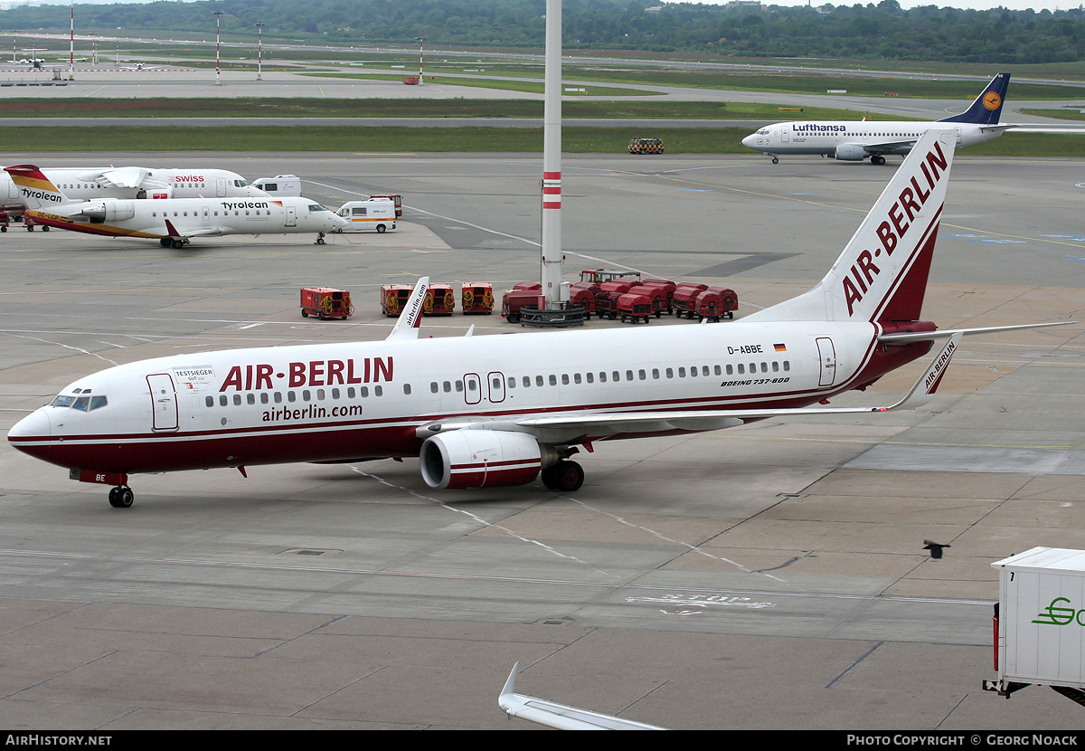 Aircraft Photo of D-ABBE | Boeing 737-86J | Air Berlin | AirHistory.net #246391
