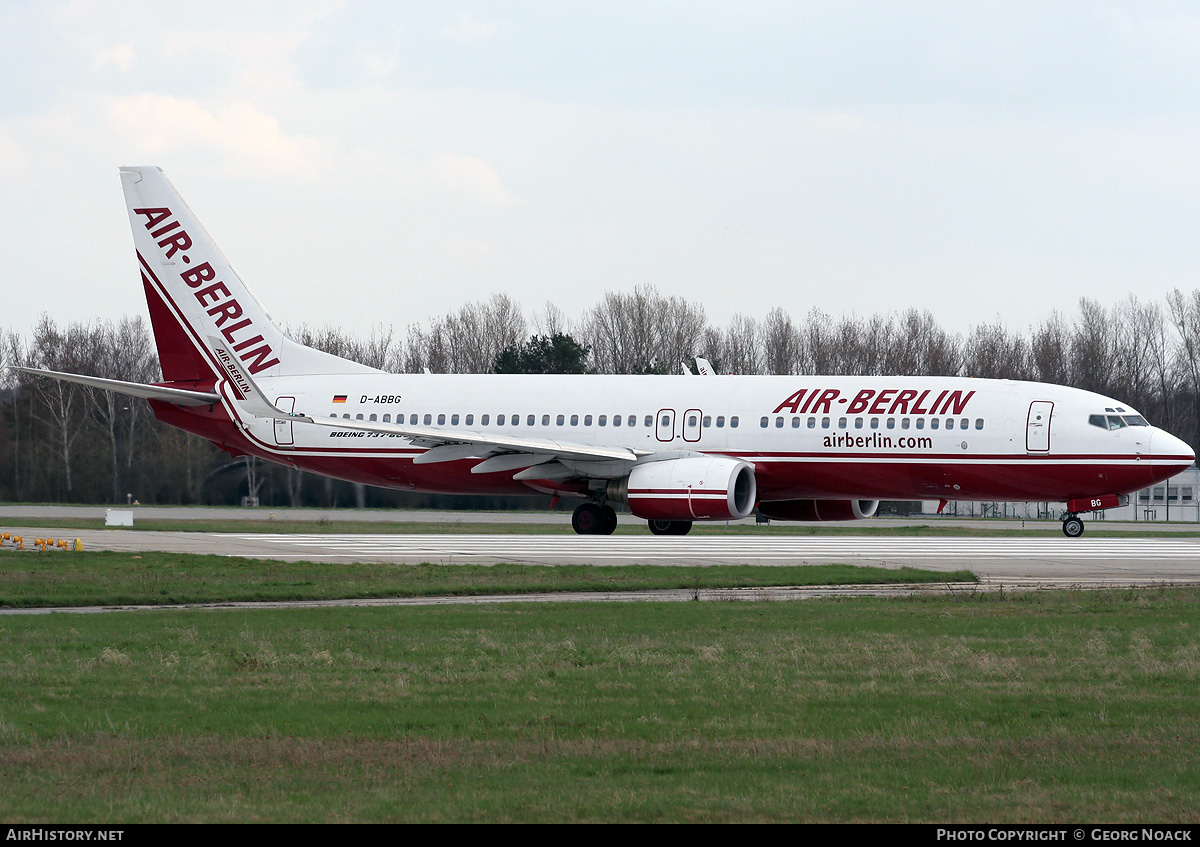 Aircraft Photo of D-ABBG | Boeing 737-86J | Air Berlin | AirHistory.net #246394