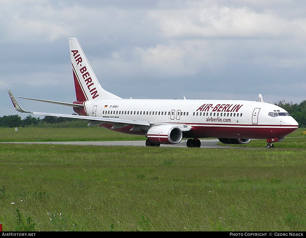 Aircraft Photo of D-ABBJ | Boeing 737-86Q | Air Berlin | AirHistory.net #246403