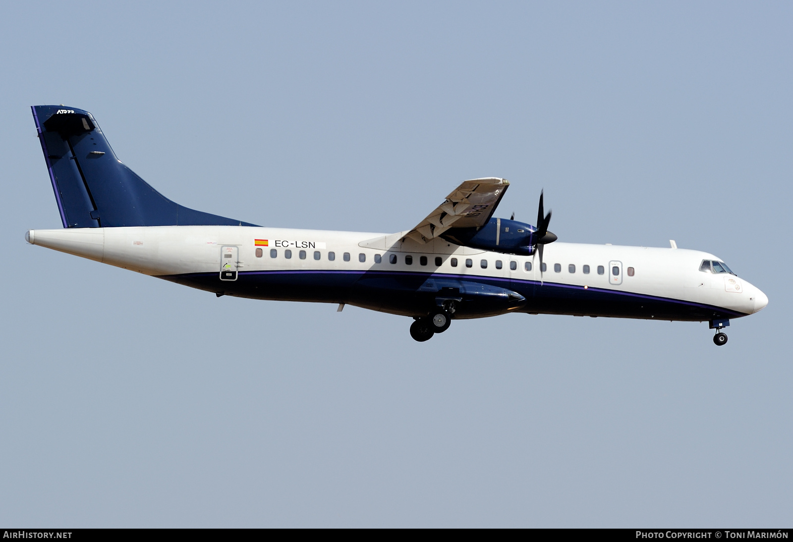 Aircraft Photo of EC-LSN | ATR ATR-72-102 | AirHistory.net #246412
