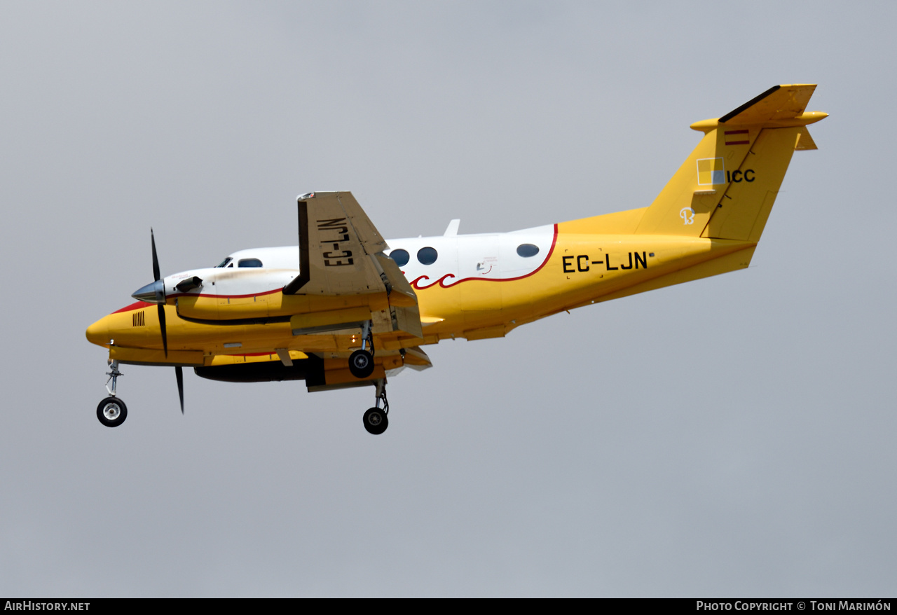 Aircraft Photo of EC-LJN | Hawker Beechcraft B200GT King Air | ICC - Institut Cartogràfic de Catalunya | AirHistory.net #246415