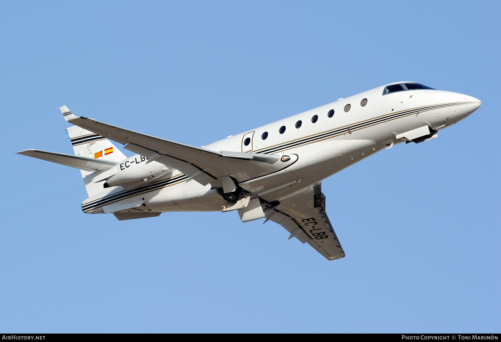 Aircraft Photo of EC-LBB | Israel Aircraft Industries Gulfstream G200 | AirHistory.net #246420