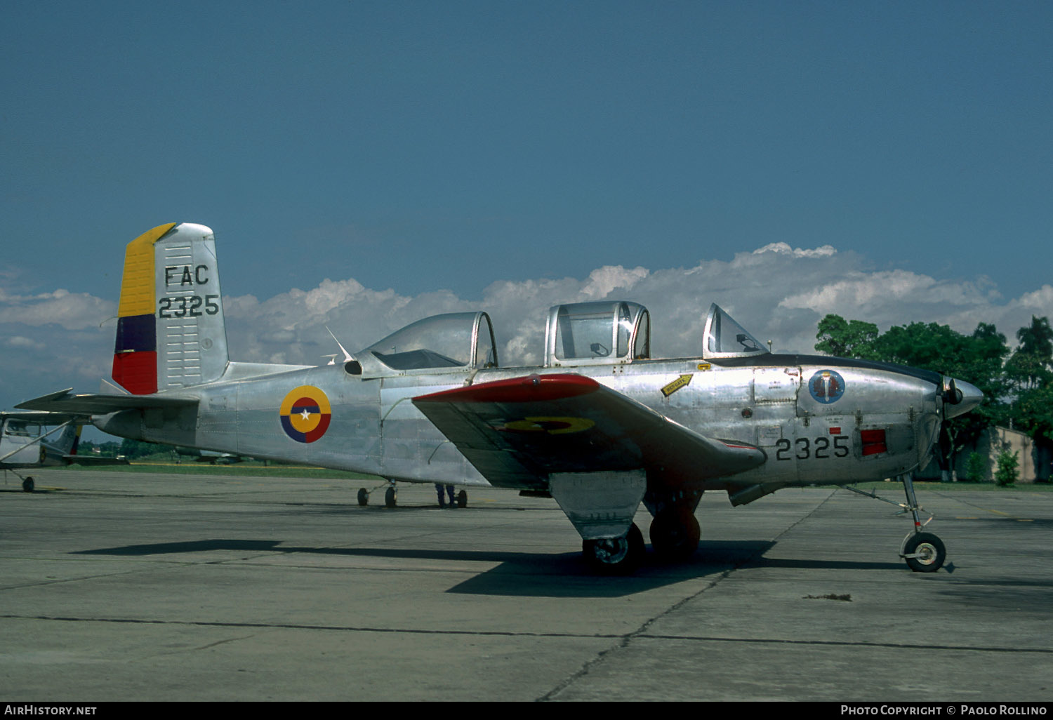 Aircraft Photo of FAC2325 | Beech T-34A Mentor (45) | Colombia - Air Force | AirHistory.net #246421