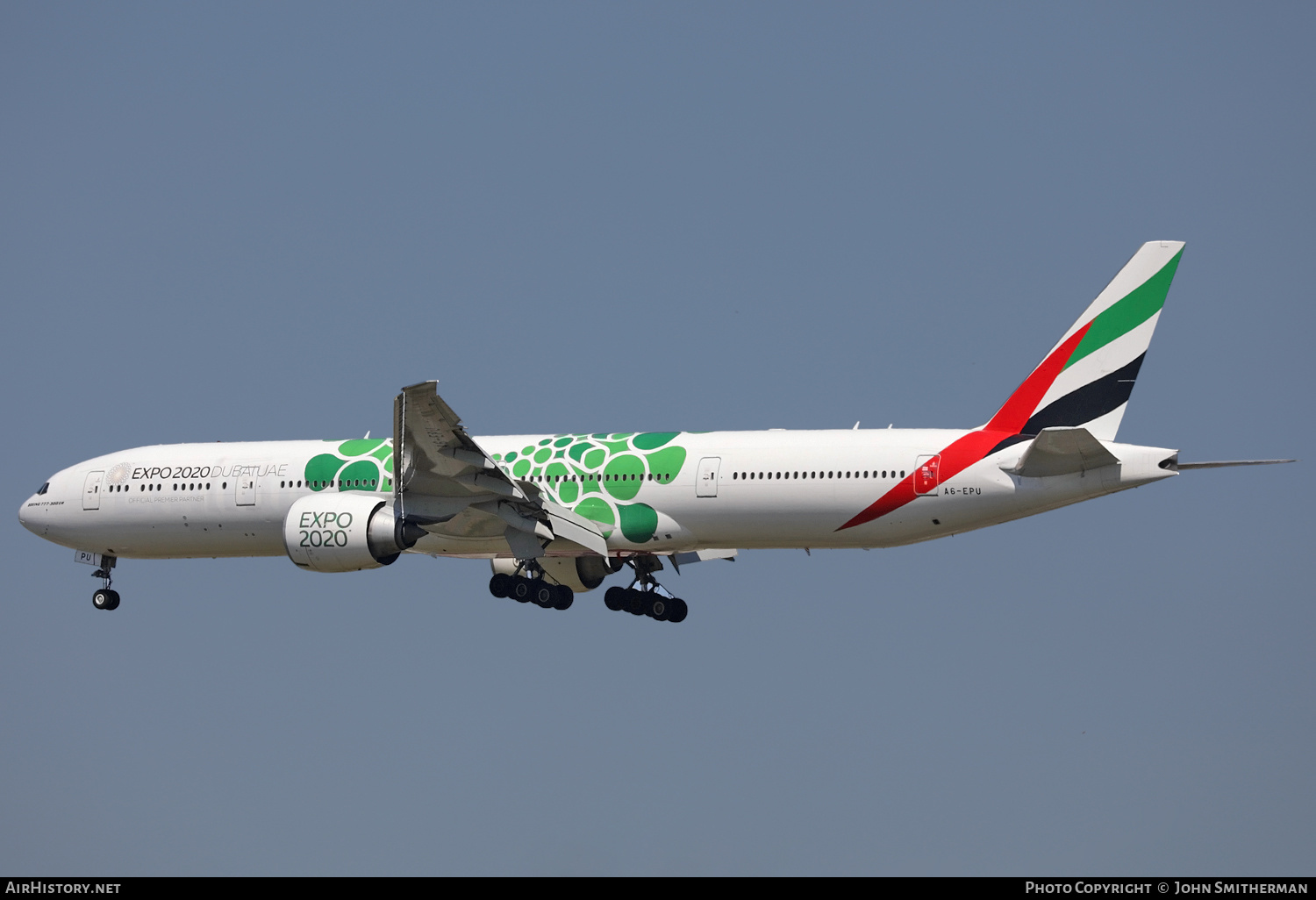 Aircraft Photo of A6-EPU | Boeing 777-300/ER | Emirates | AirHistory.net #246435