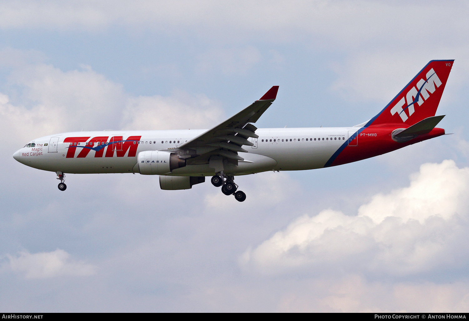 Aircraft Photo of F-WWKP / PT-MVO | Airbus A330-223 | TAM Linhas Aéreas | AirHistory.net #246484