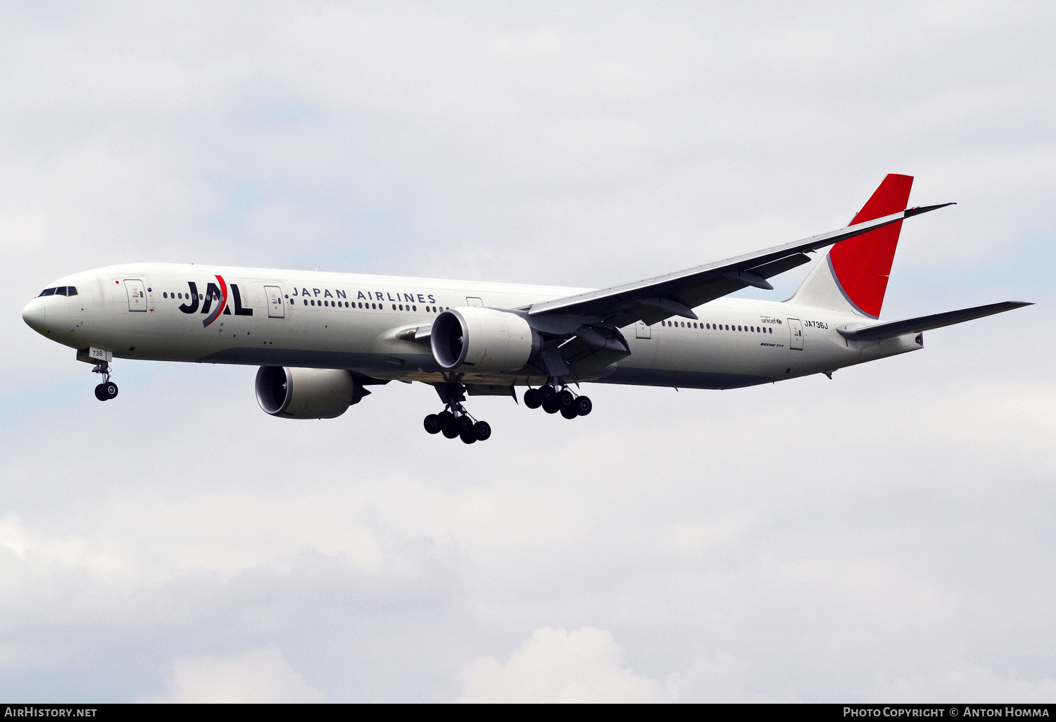 Aircraft Photo of JA736J | Boeing 777-346/ER | Japan Airlines - JAL | AirHistory.net #246486