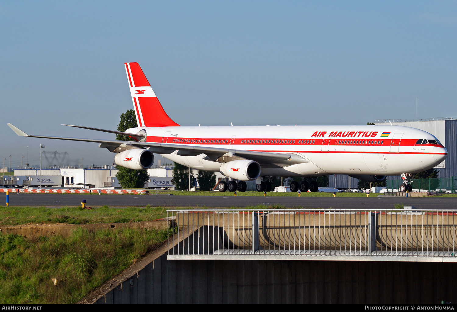 Aircraft Photo of 3B-NBE | Airbus A340-313X | Air Mauritius | AirHistory.net #246495