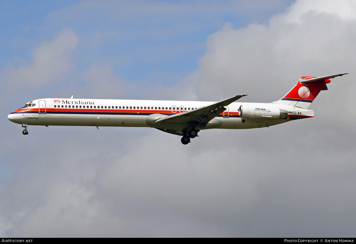 Aircraft Photo of I-SMED | McDonnell Douglas MD-83 (DC-9-83) | Meridiana | AirHistory.net #246507