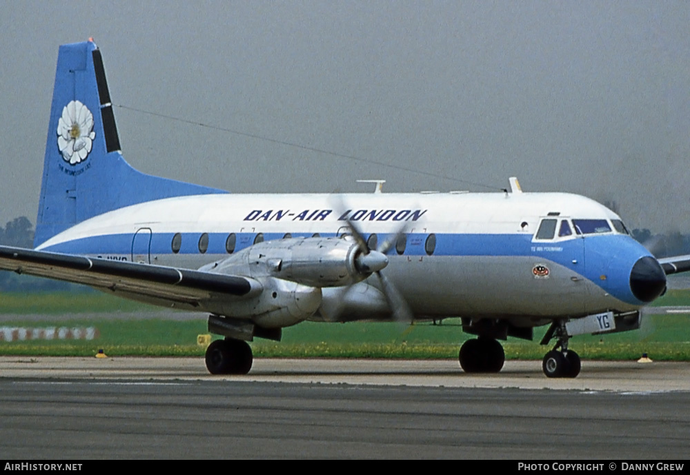Aircraft Photo of G-AYYG | Hawker Siddeley HS-748 Srs2A/275 | Dan-Air London | AirHistory.net #246518
