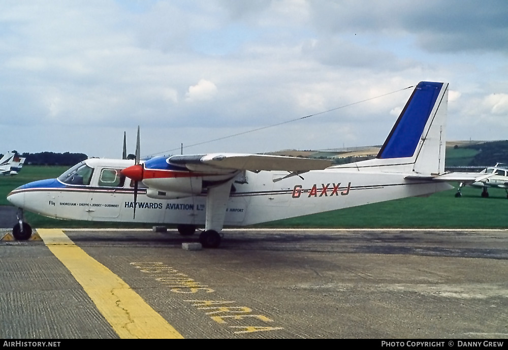 Aircraft Photo of G-AXXJ | Britten-Norman BN-2A-26 Islander | Haywards Aviation | AirHistory.net #246531