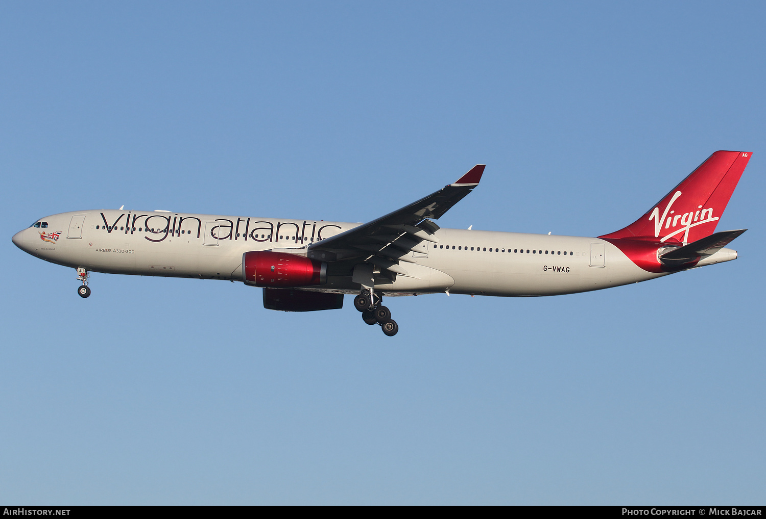 Aircraft Photo of G-VWAG | Airbus A330-343 | Virgin Atlantic Airways | AirHistory.net #246540