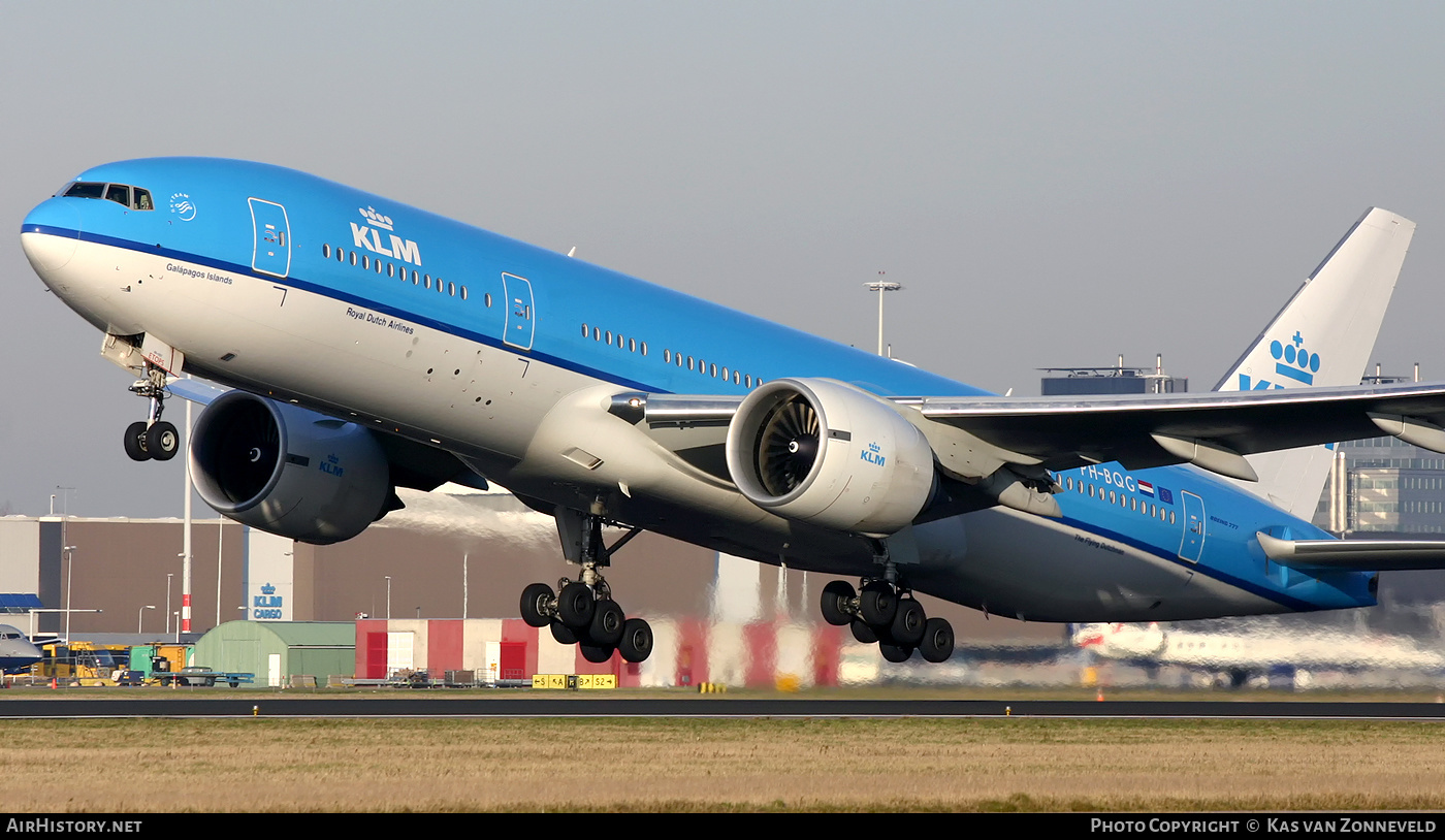 Aircraft Photo of PH-BQG | Boeing 777-206/ER | KLM - Royal Dutch Airlines | AirHistory.net #246541