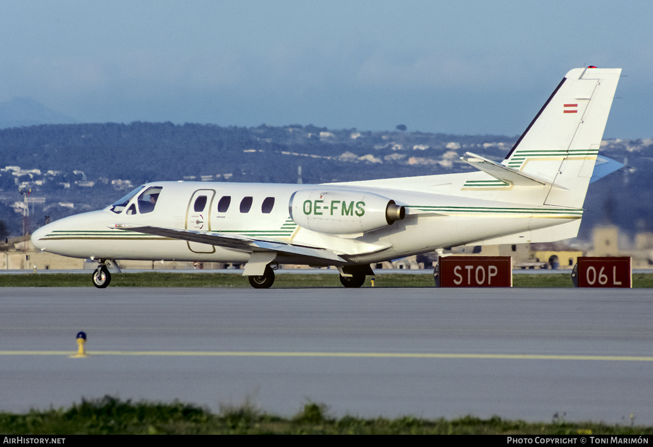 Aircraft Photo of OE-FMS | Cessna 501 Citation I/SP | AirHistory.net #246542