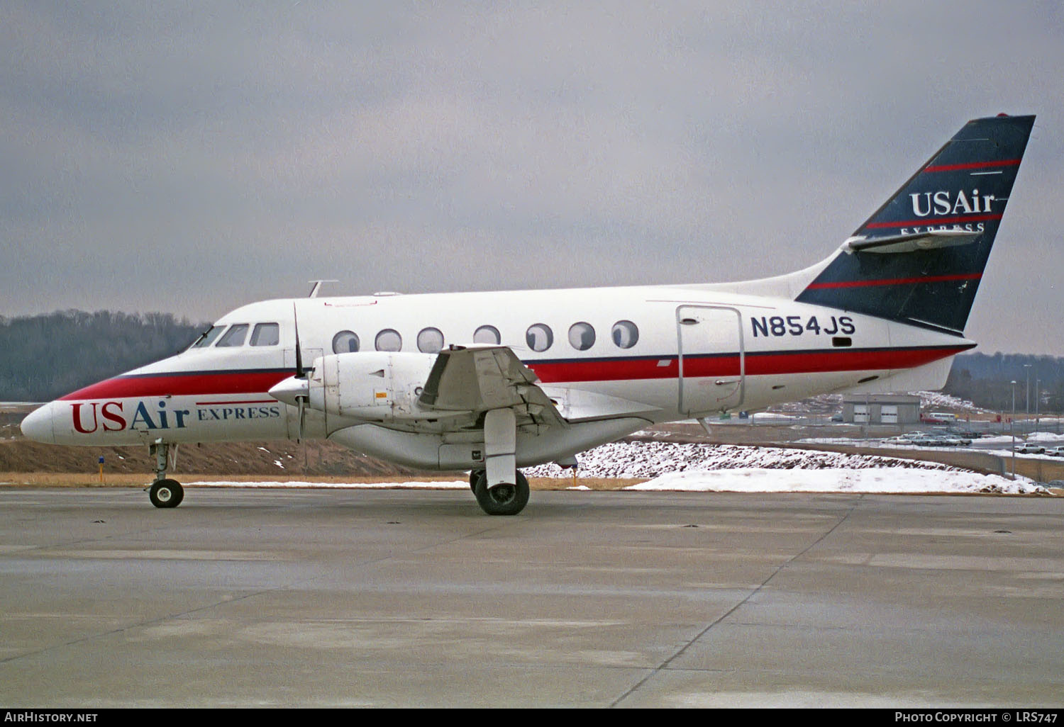 Aircraft Photo of N854JS | British Aerospace BAe-3101 Jetstream 31 | USAir Express | AirHistory.net #246560