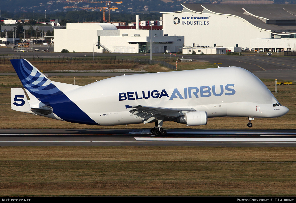 Aircraft Photo of F-GSTF | Airbus A300B4-608ST Beluga (Super Transporter) | Airbus Transport International | AirHistory.net #246565