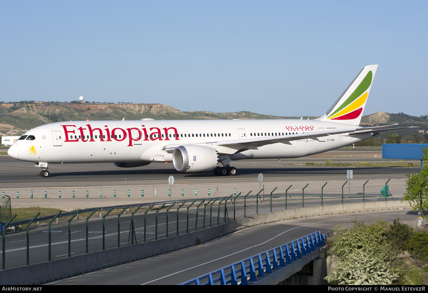 Aircraft Photo of ET-AUO | Boeing 787-9 Dreamliner | Ethiopian Airlines | AirHistory.net #246567