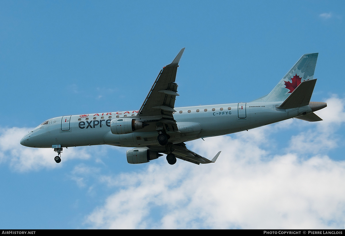 Aircraft Photo of C-FFYG | Embraer 175LR (ERJ-170-200LR) | Air Canada Express | AirHistory.net #246586