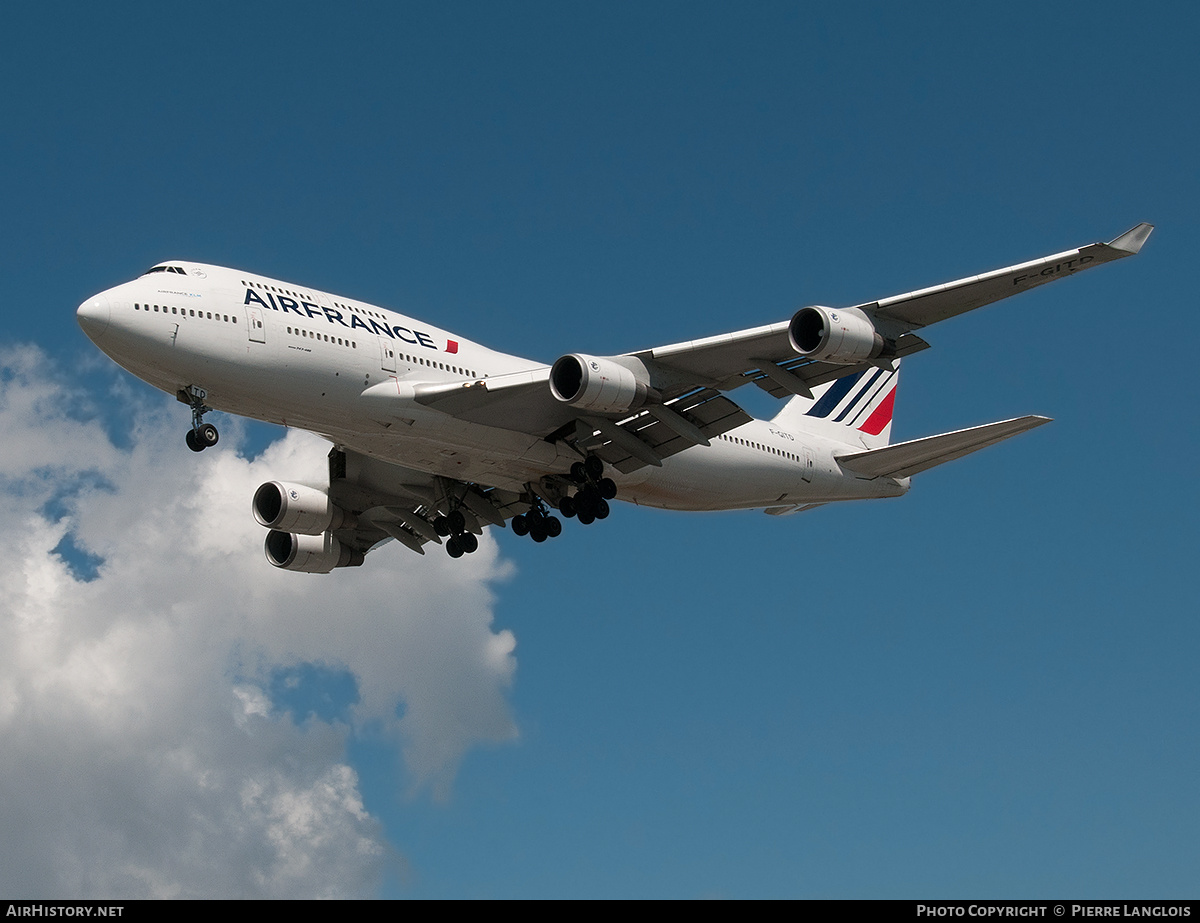 Aircraft Photo of F-GITD | Boeing 747-428 | Air France | AirHistory.net #246590
