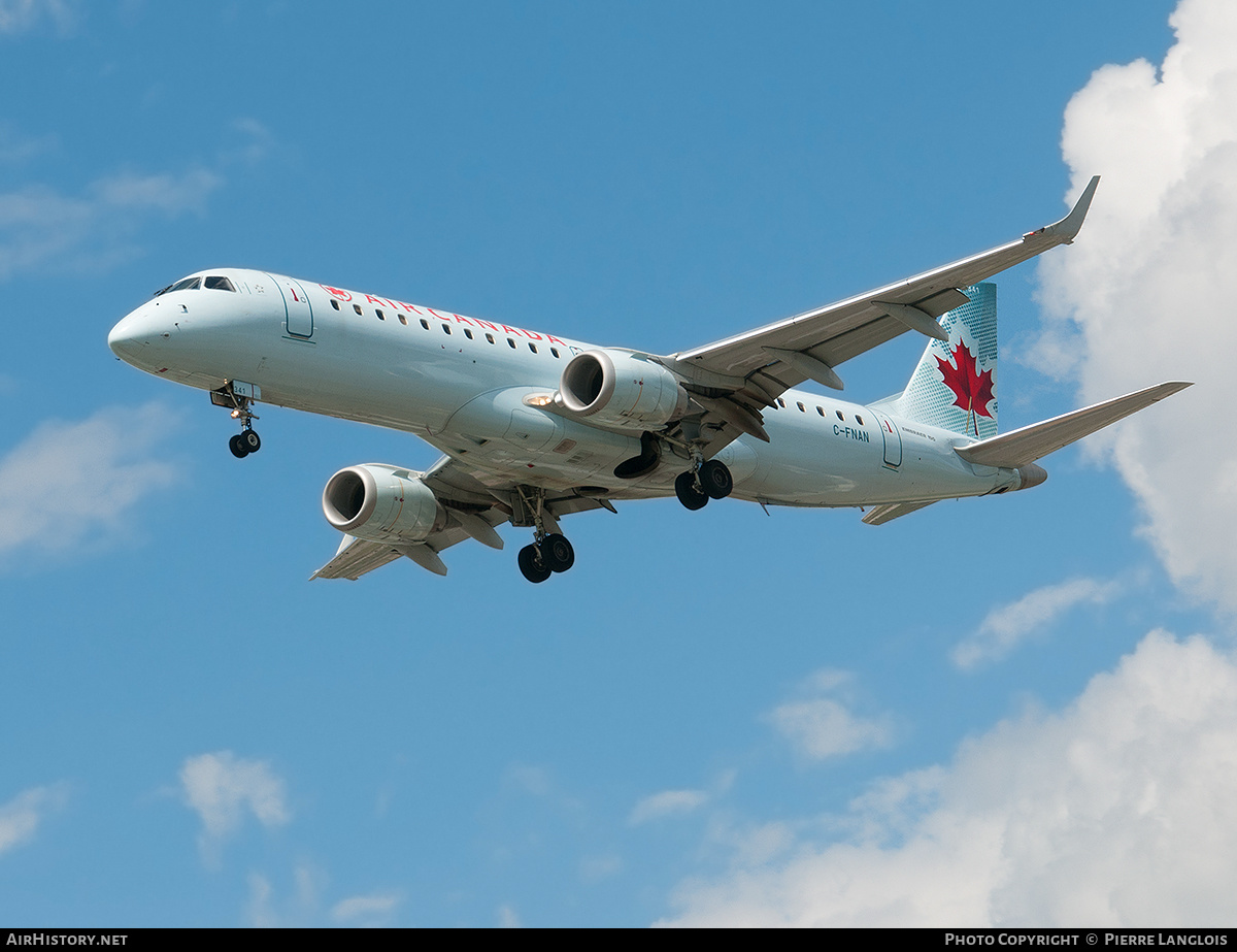 Aircraft Photo of C-FNAN | Embraer 190AR (ERJ-190-100IGW) | Air Canada | AirHistory.net #246595