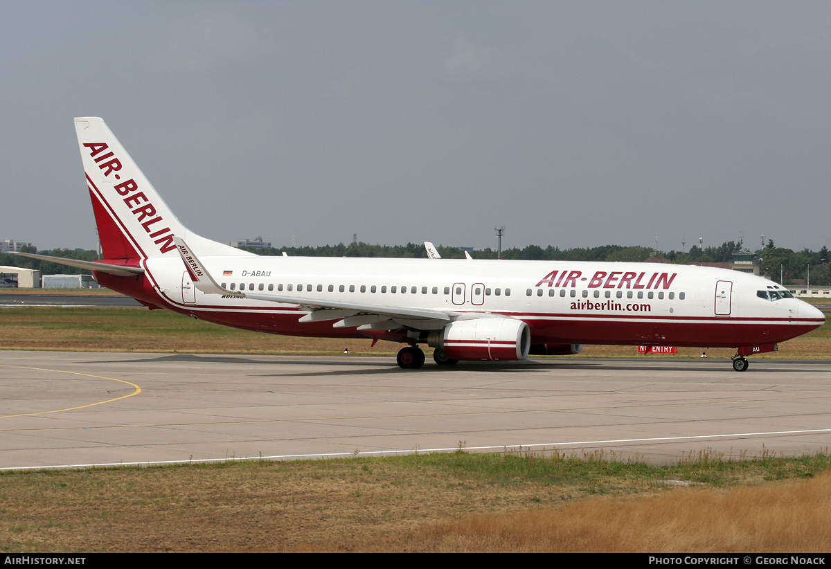 Aircraft Photo of D-ABAU | Boeing 737-86J | Air Berlin | AirHistory.net #246643