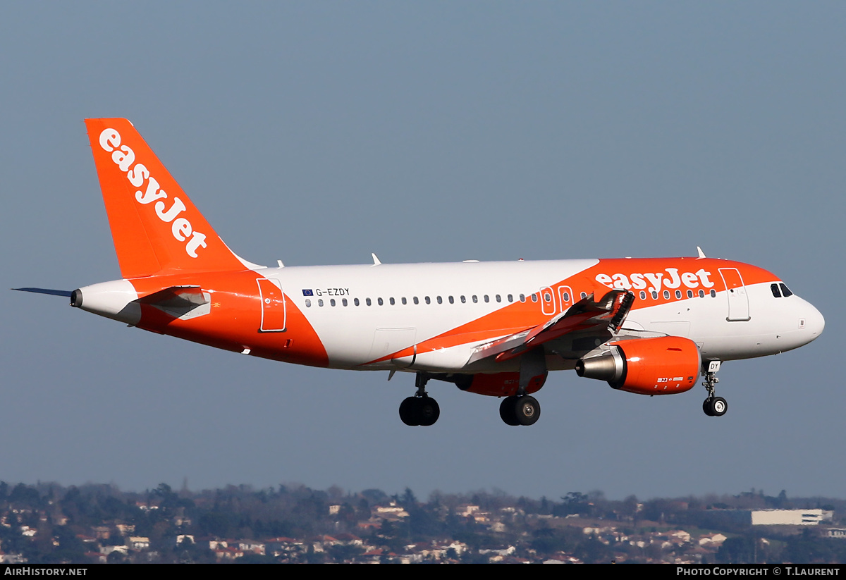 Aircraft Photo of G-EZDY | Airbus A319-111 | EasyJet | AirHistory.net #246672