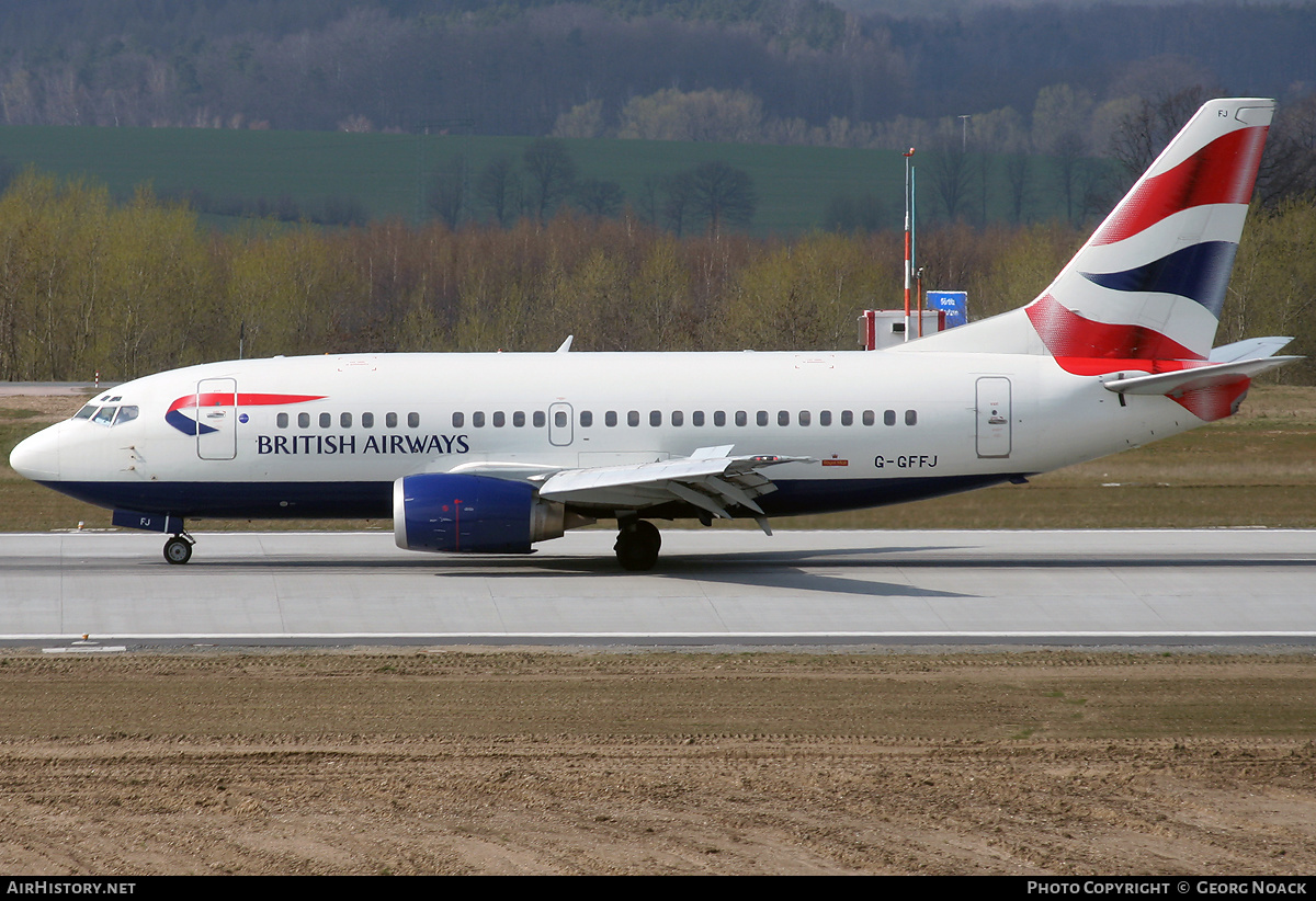 Aircraft Photo of G-GFFJ | Boeing 737-5H6 | British Airways | AirHistory.net #246682