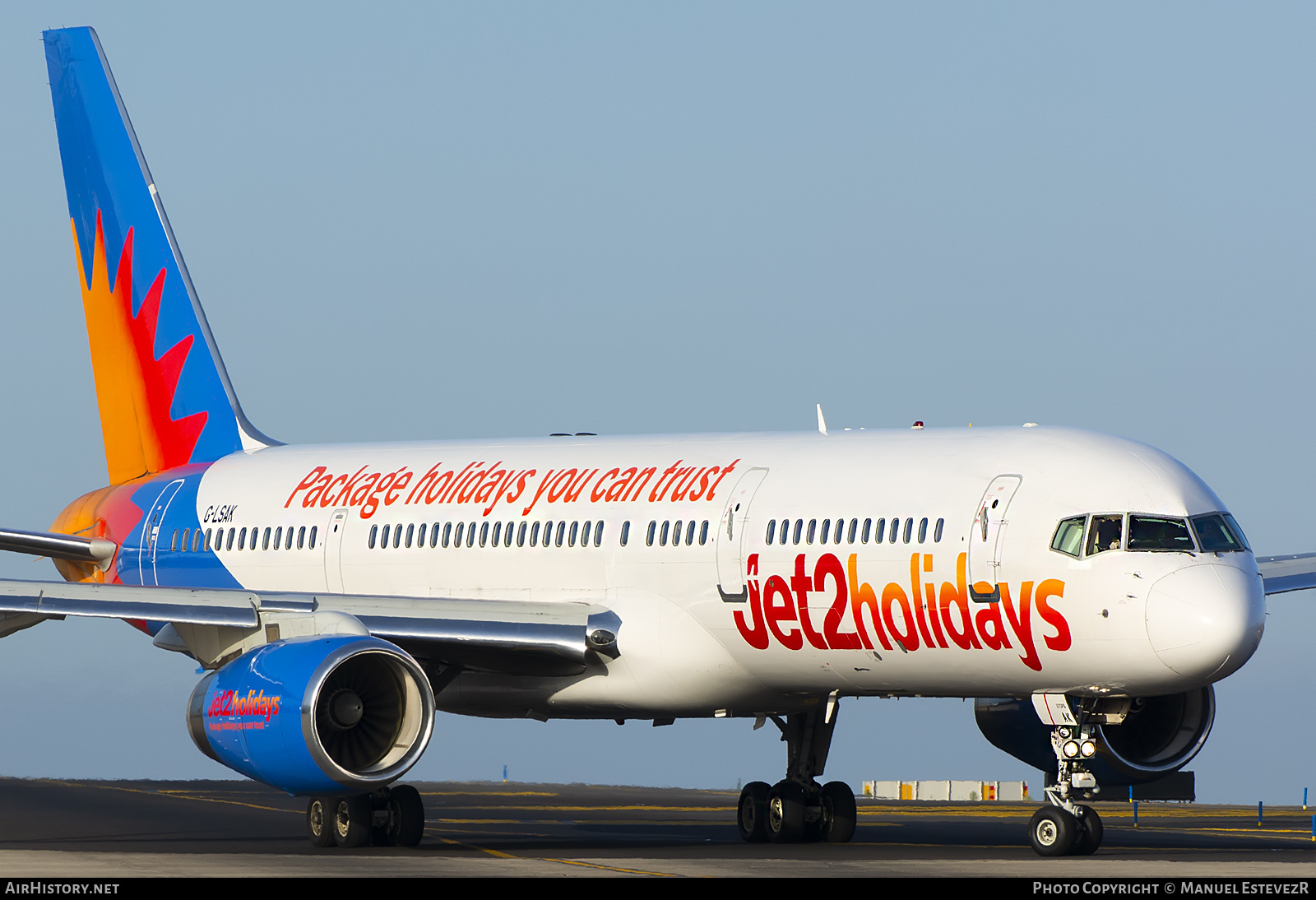 Aircraft Photo of G-LSAK | Boeing 757-23N | Jet2 Holidays | AirHistory.net #246696