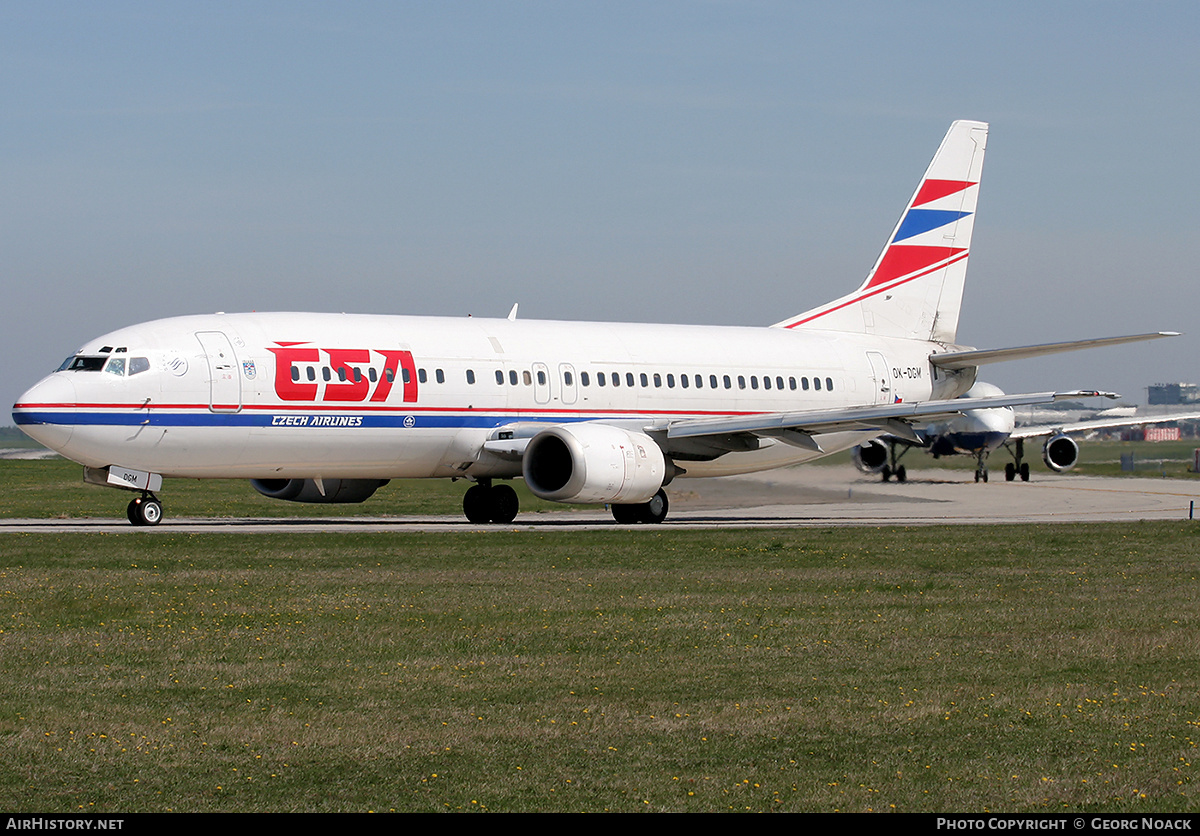 Aircraft Photo of OK-DGM | Boeing 737-45S | ČSA - Czech Airlines | AirHistory.net #246712