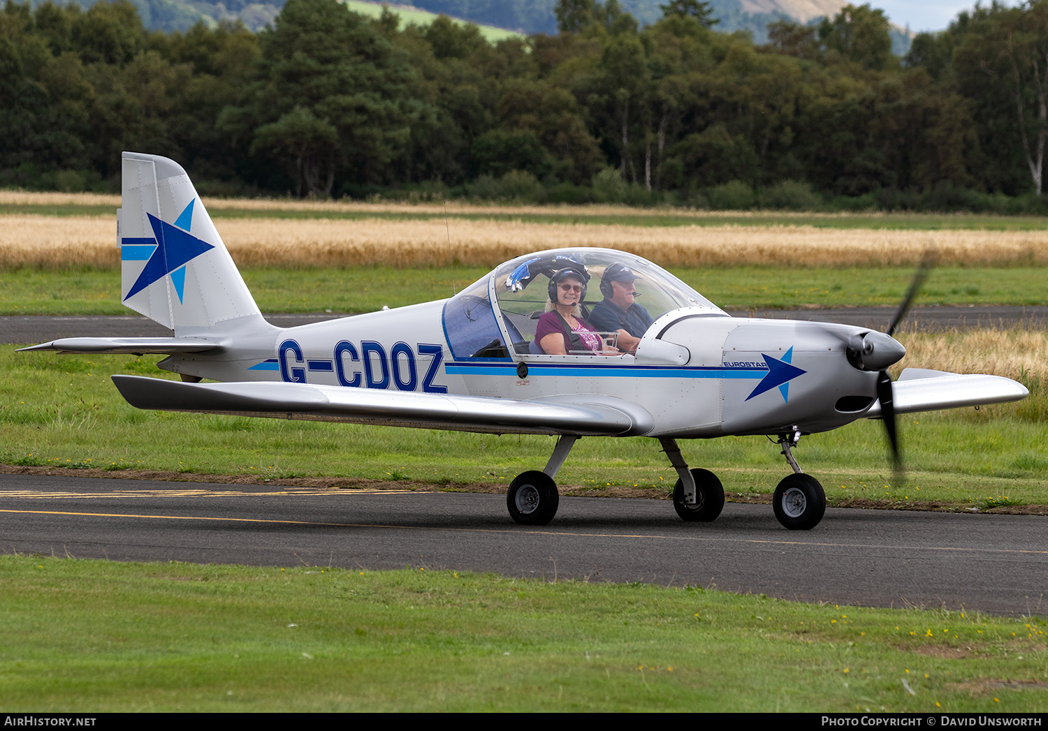 Aircraft Photo of G-CDOZ | Evektor-Aerotechnik EV-97 Eurostar | AirHistory.net #246713