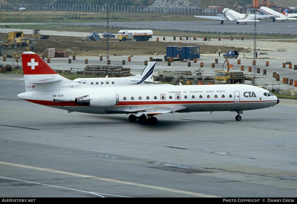 Aircraft Photo of HB-ICN | Sud SE-210 Caravelle 10B1R | CTA - Compagnie de Transport Aérien | AirHistory.net #246725