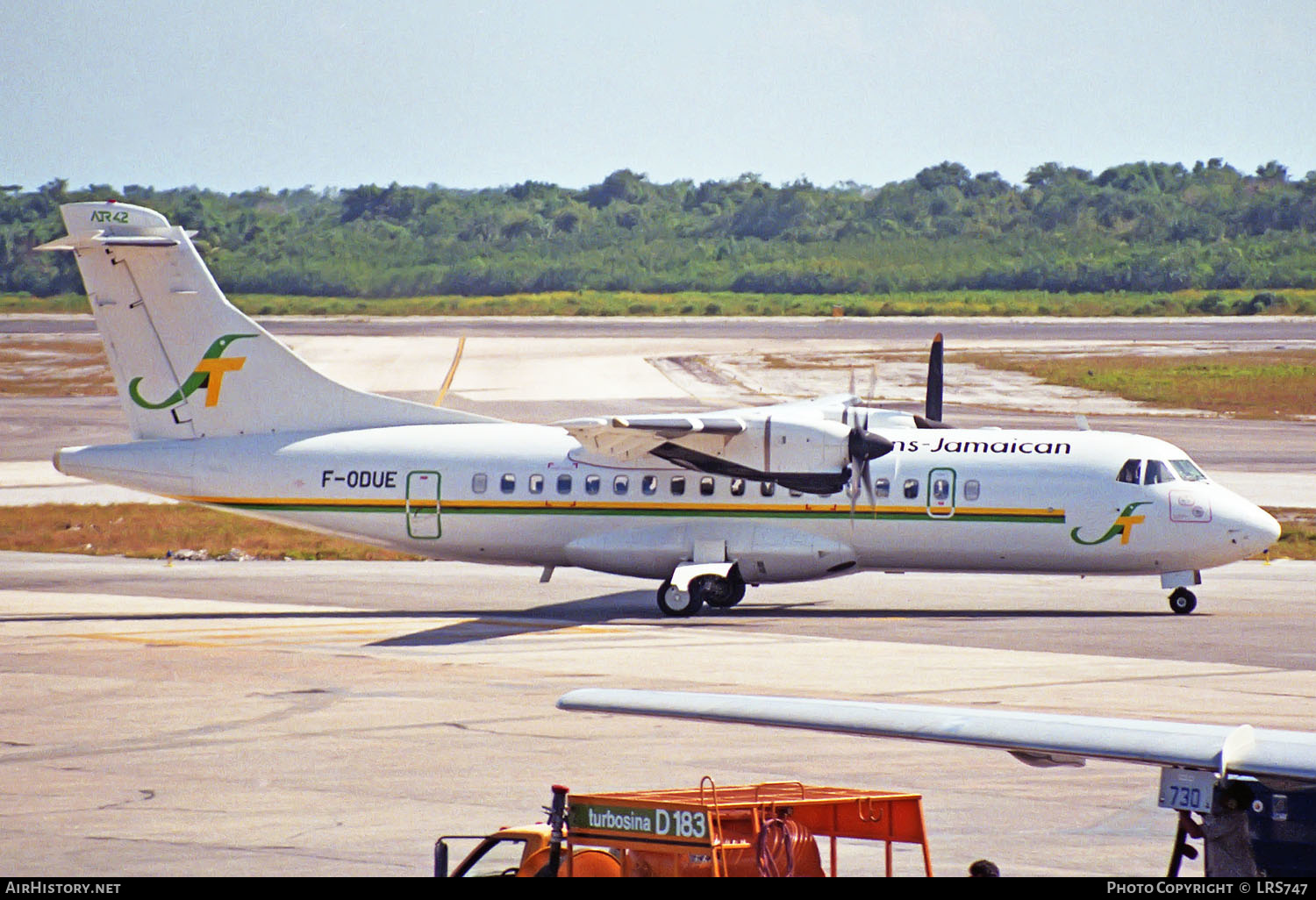 Aircraft Photo of F-ODUE | ATR ATR-42-300 | Trans-Jamaican Airlines | AirHistory.net #246742