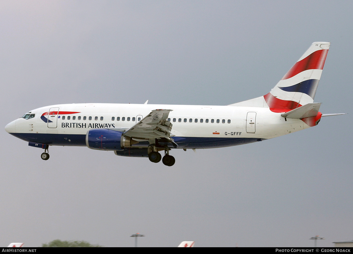 Aircraft Photo of G-GFFF | Boeing 737-53A | British Airways | AirHistory.net #246746