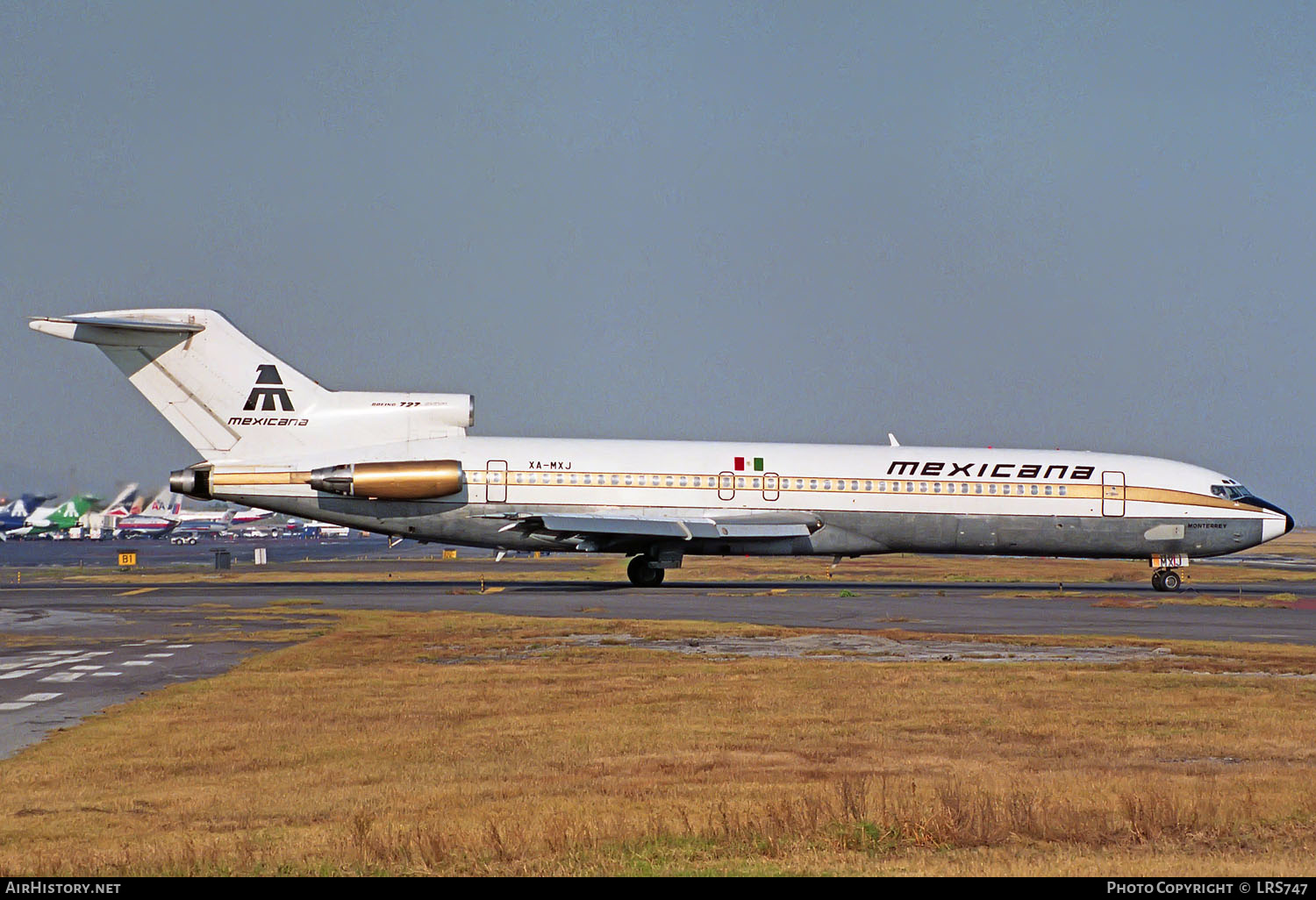 Aircraft Photo of XA-MXJ | Boeing 727-2A1/Adv | Mexicana | AirHistory.net #246747