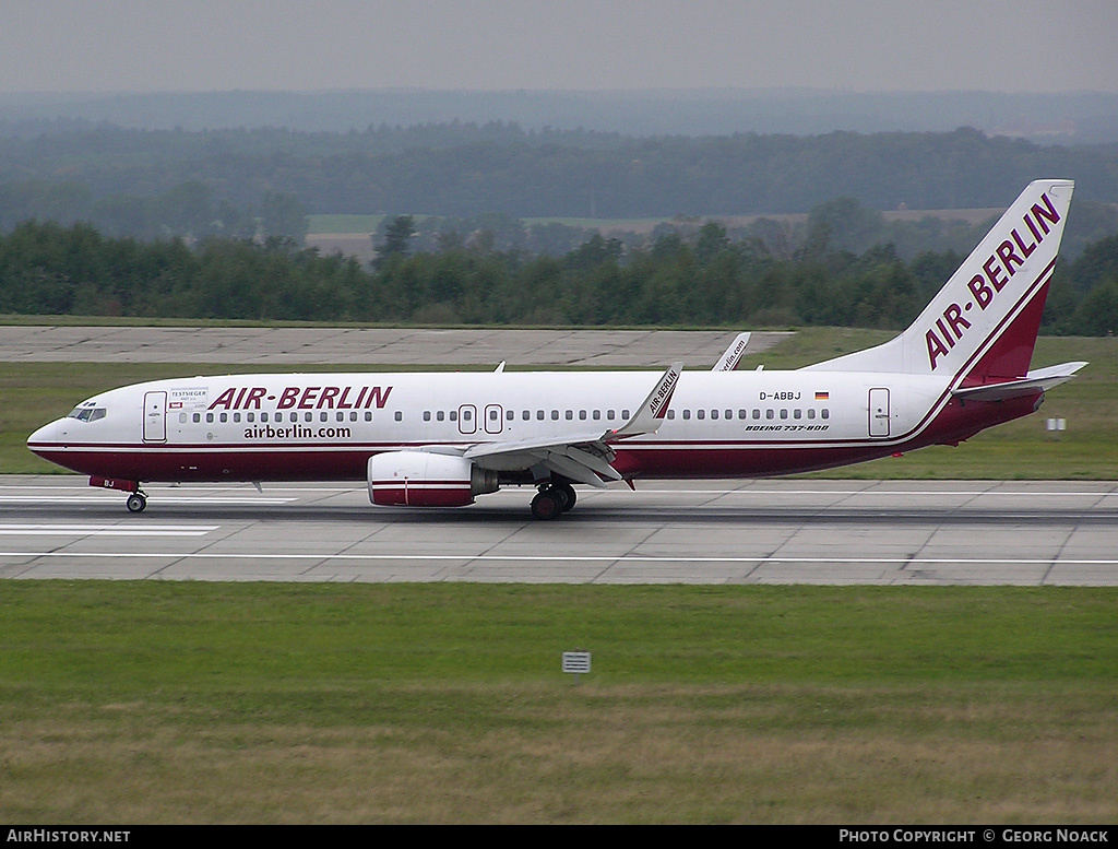 Aircraft Photo of D-ABBJ | Boeing 737-86Q | Air Berlin | AirHistory.net #246752