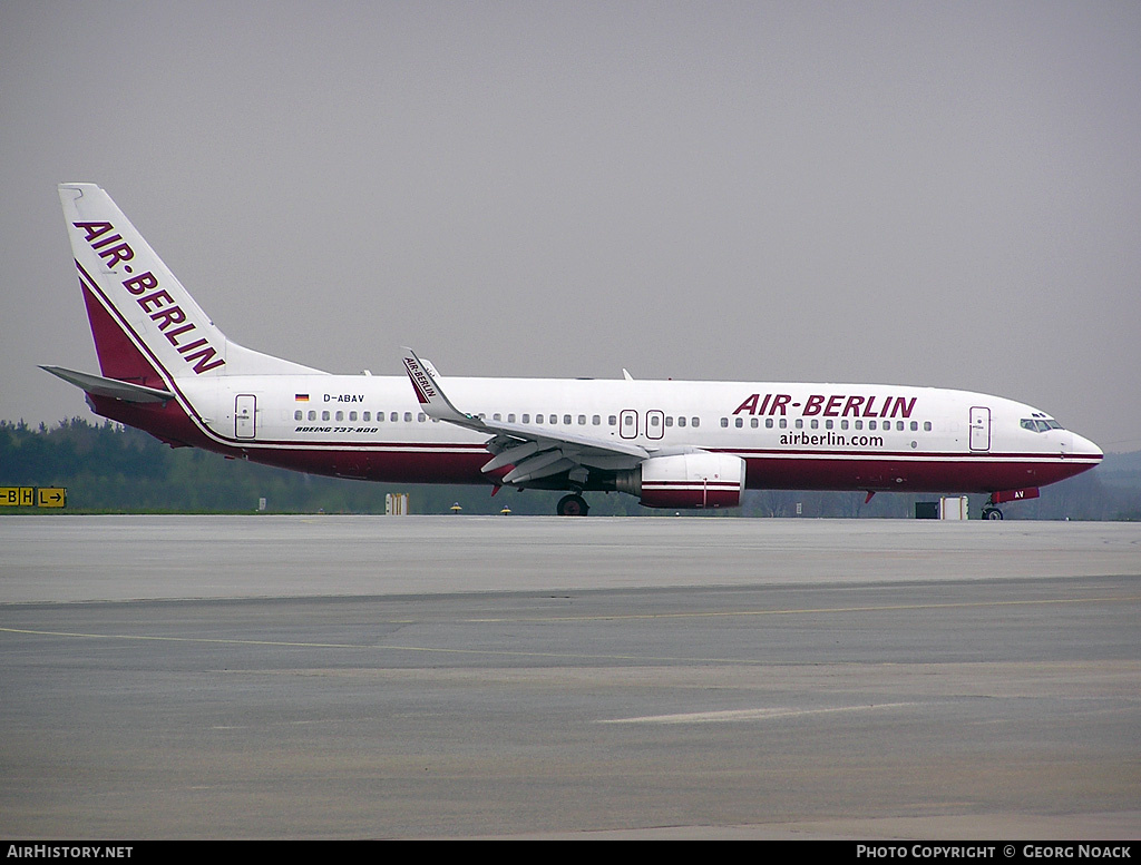 Aircraft Photo of D-ABAV | Boeing 737-86J | Air Berlin | AirHistory.net #246760