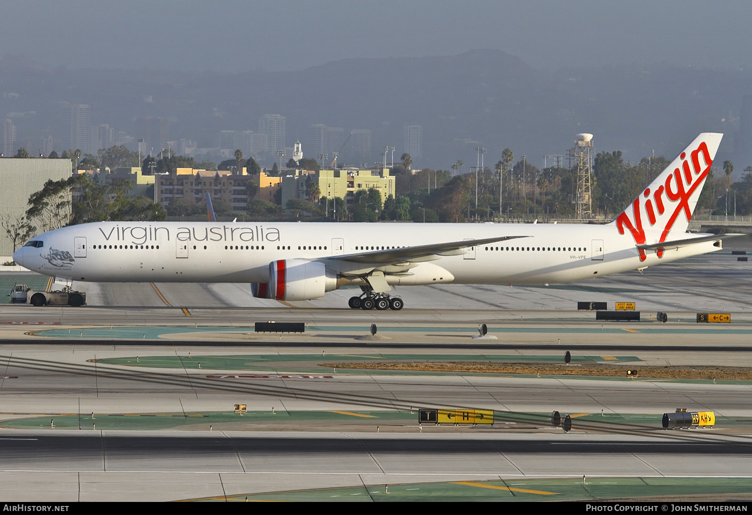 Aircraft Photo of VH-VPE | Boeing 777-3ZG/ER | Virgin Australia Airlines | AirHistory.net #246766