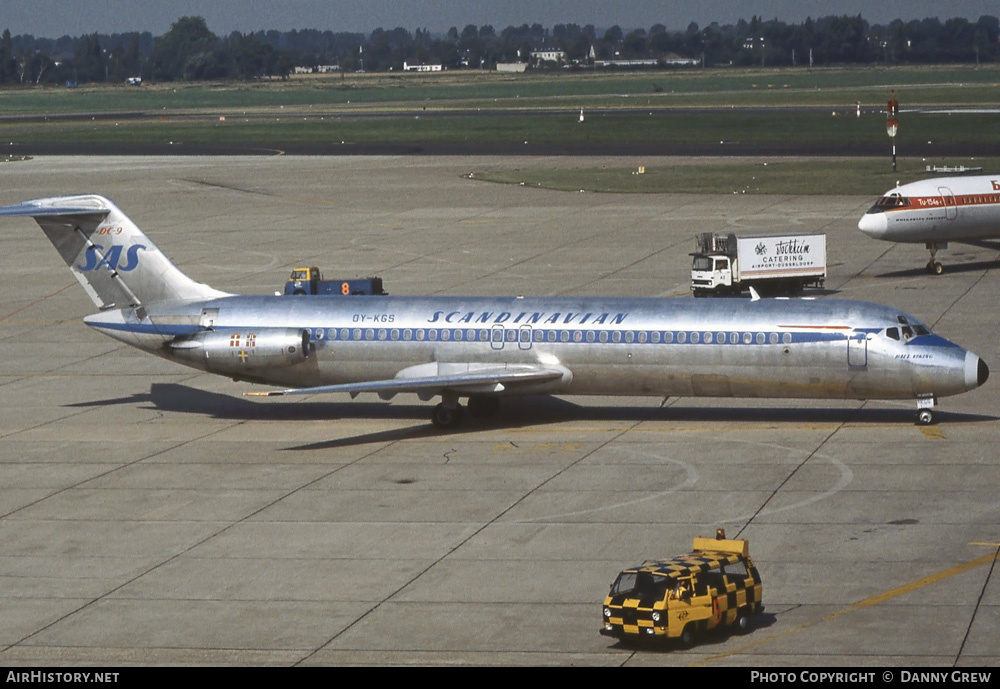 Aircraft Photo of OY-KGS | McDonnell Douglas DC-9-41 | Scandinavian Airlines - SAS | AirHistory.net #246781