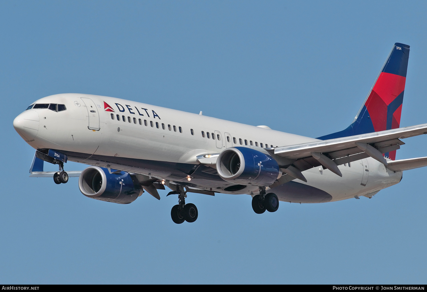 Aircraft Photo of N3754A | Boeing 737-832 | Delta Air Lines | AirHistory.net #246785