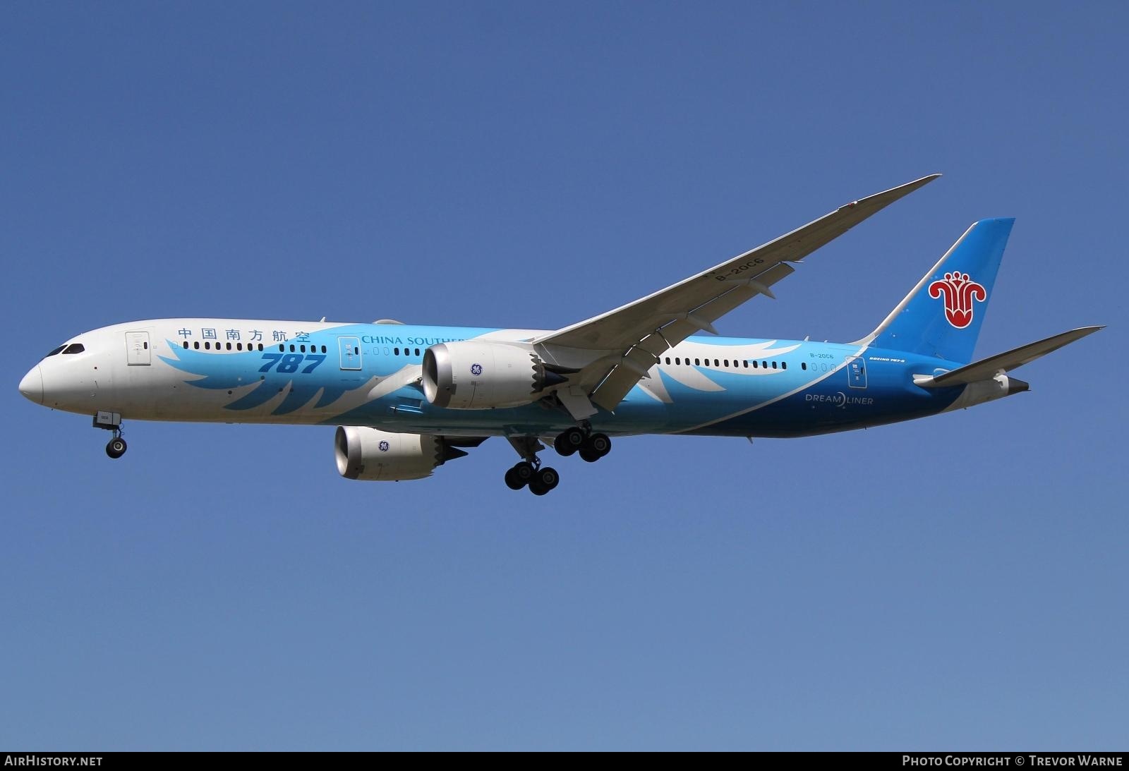 Aircraft Photo of B-20C6 | Boeing 787-9 Dreamliner | China Southern Airlines | AirHistory.net #246795