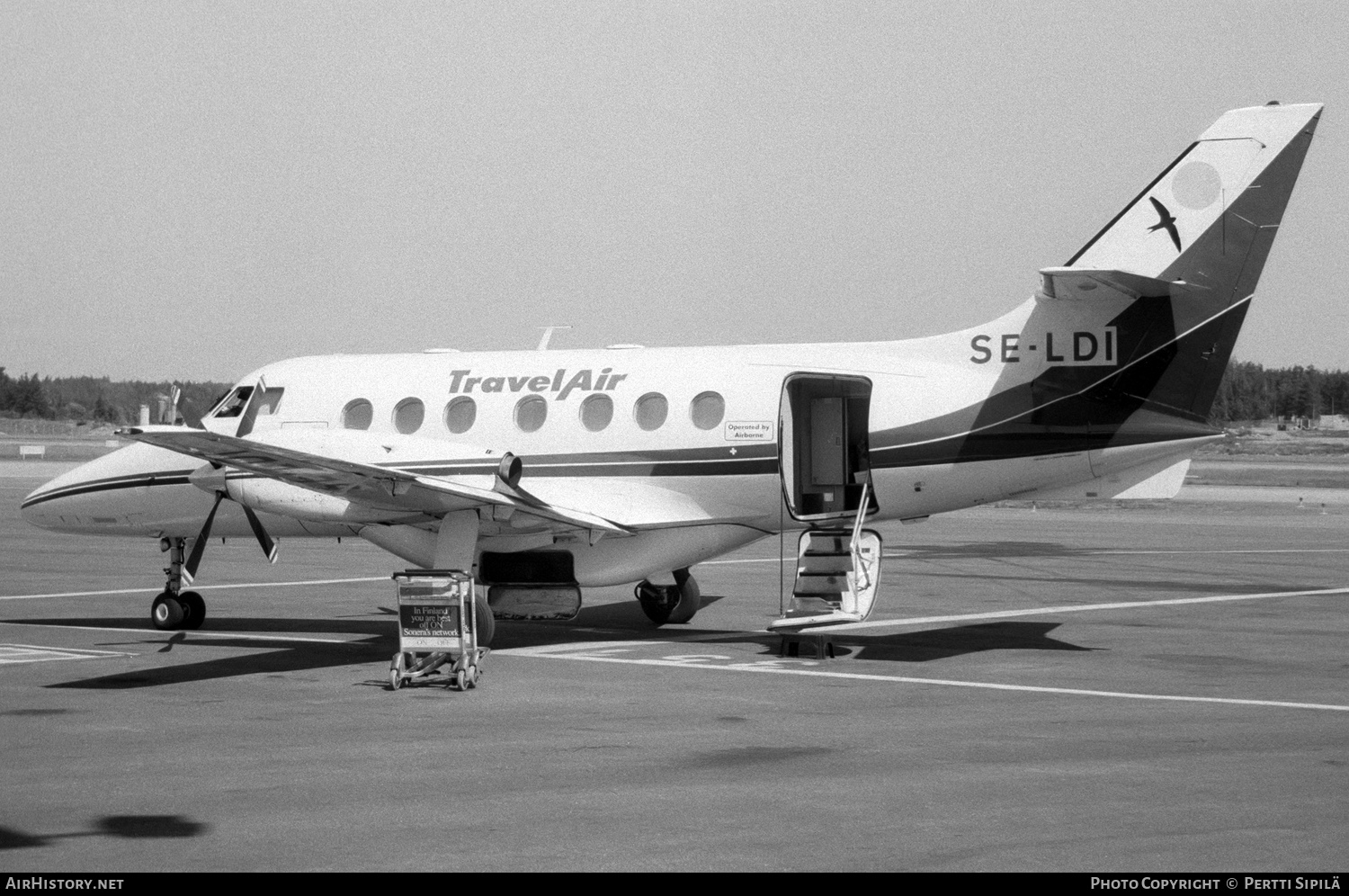 Aircraft Photo of SE-LDI | British Aerospace BAe-3102 Jetstream 31 | Travel Air | AirHistory.net #246799