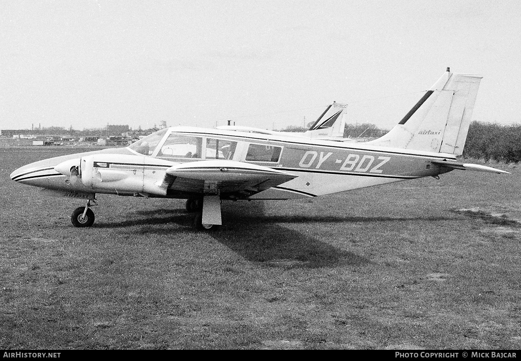 Aircraft Photo of OY-BDZ | Piper PA-34-200 Seneca | CAT - Copenhagen AirTaxi | AirHistory.net #246801