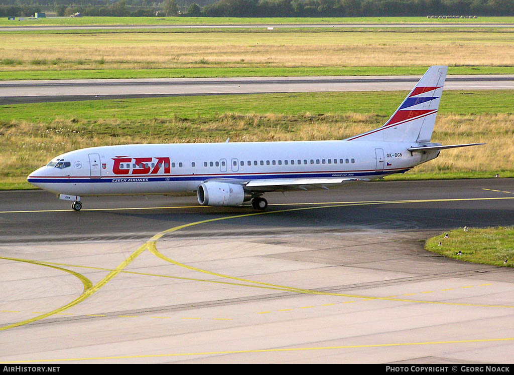Aircraft Photo of OK-DGN | Boeing 737-45S | ČSA - Czech Airlines | AirHistory.net #246814
