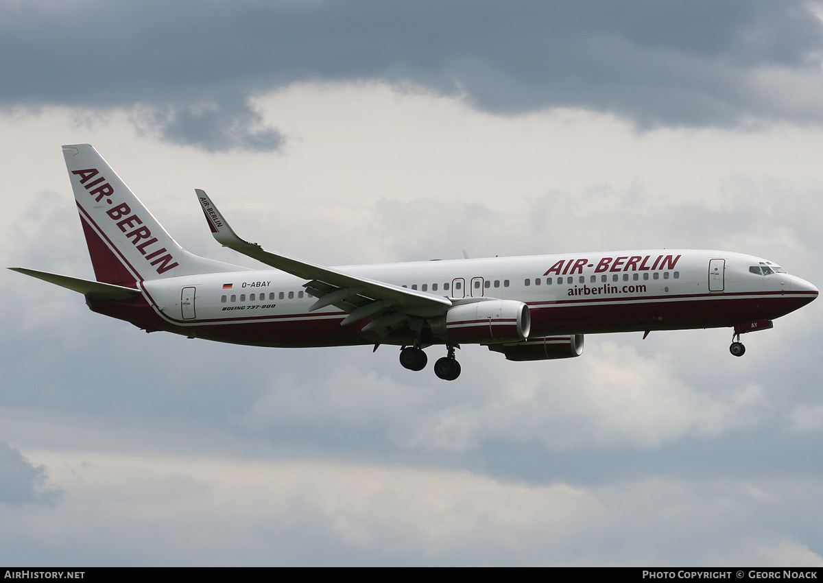 Aircraft Photo of D-ABAY | Boeing 737-86J | Air Berlin | AirHistory.net #246832