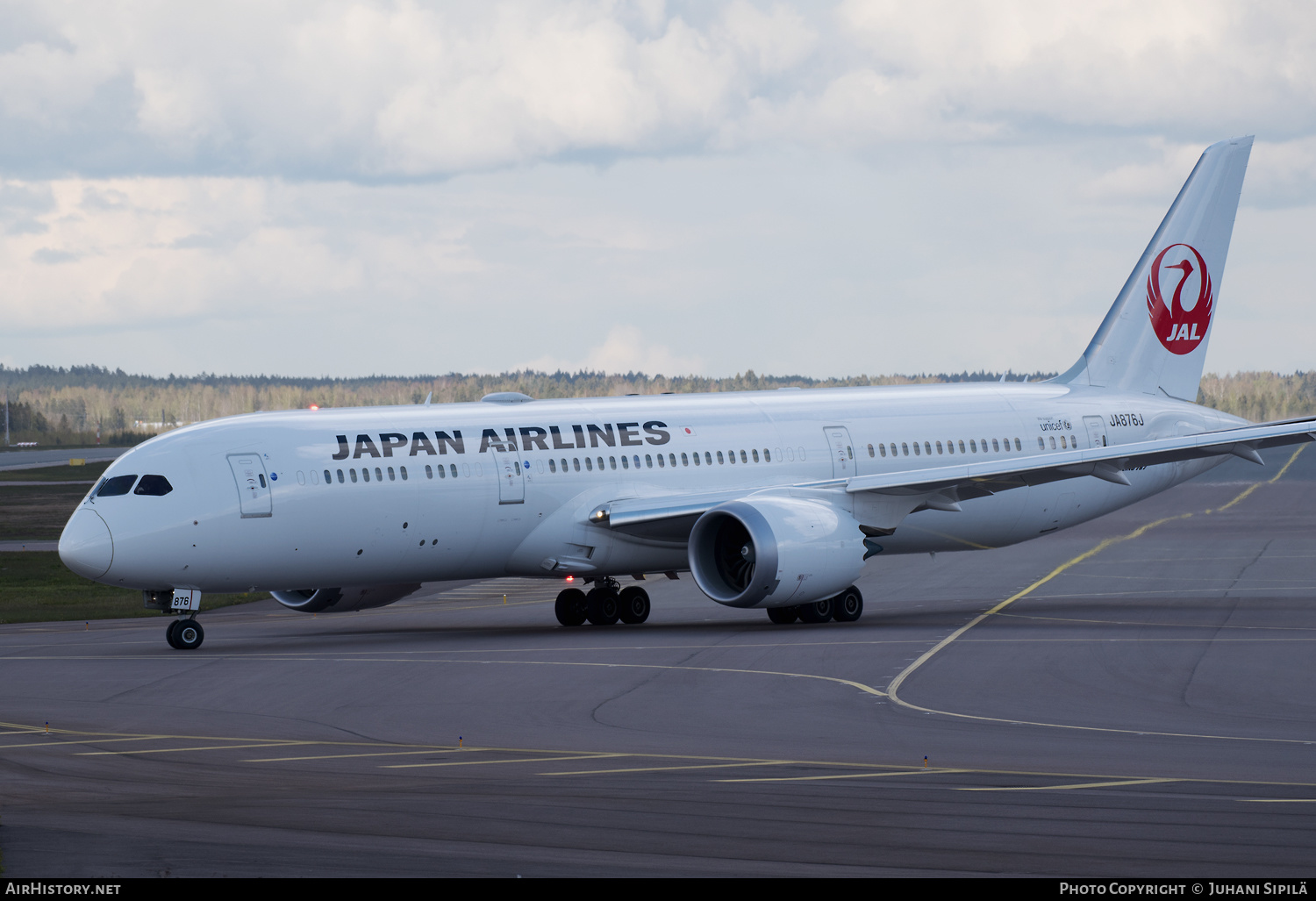 Aircraft Photo of JA876J | Boeing 787-9 Dreamliner | Japan Airlines - JAL | AirHistory.net #246834