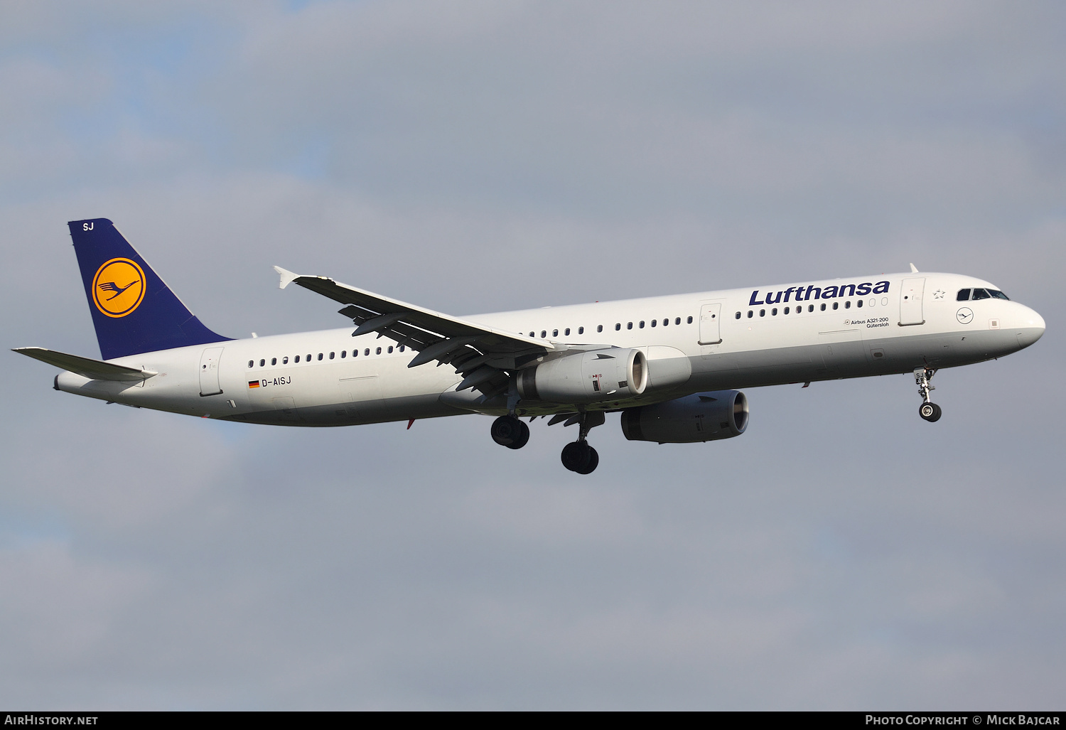 Aircraft Photo of D-AISJ | Airbus A321-231 | Lufthansa | AirHistory.net #246848